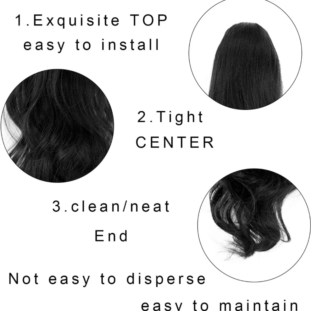 New Claw clip or drawstring Ponytail extension 24